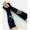 Volleyball Beach Volleyball Arm Guard Receive Protector Receive Arm Guard 1 Pair (Black Adult)
