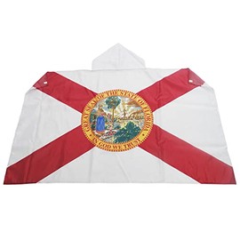 AZ FLAG - Florida Flag - 150 x 90 cm - Cape with Floridian - American State - USA - 100% Polyester with Integrated Sleeves - High Quality Body Flag - 80 g