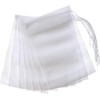 100 Pcs Cotton Muslin Drawstring Bags, Tea Bags Empty Tea