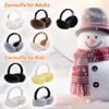 Aurya Ear Muffs, Foldable Fluffy Ear Warmer Winter Outdoor, Band