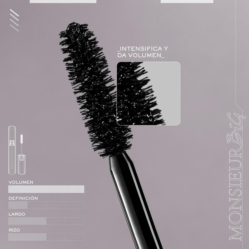 Lancôme Monsieur Big Mascara, Rimel Mascara de Pestañas Gran Volúmen