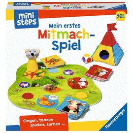 Ravensburger ministeps 4171 Mein erstes Mitmach-Spiel, Fun Movement Game with Simple Rules, Toy from 2.5 Years
