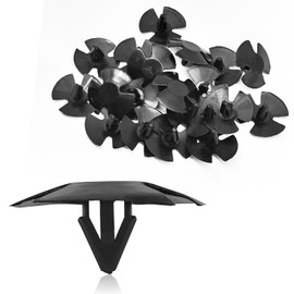 Hood Insulation Retainers Compatible with Chrysler Jeep Dodge Ram Cherokee Grand Cherokee Replacement 4878883AA Nylon Bumper Cover Retainer Clip - 20PCS