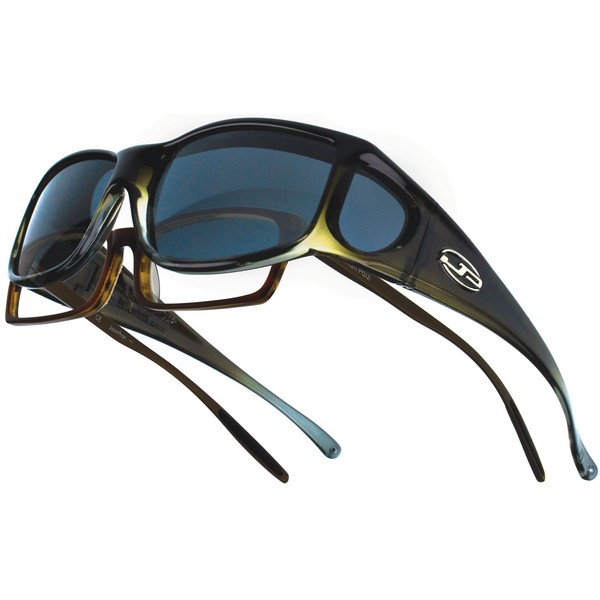 Jett JP Fitovers - Olive Charcoal - Grey Lens (JT005)