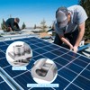 Pack of 4 Earth Clamp PV Module Aluminium Solar Panel