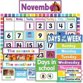 Colorful Calendar Bulletin Board