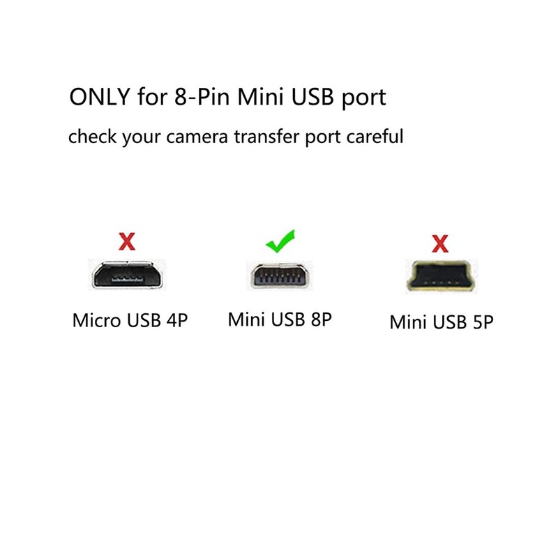 AILTECK Replacement USB Camera Transfer Data Sync Cable Cord for