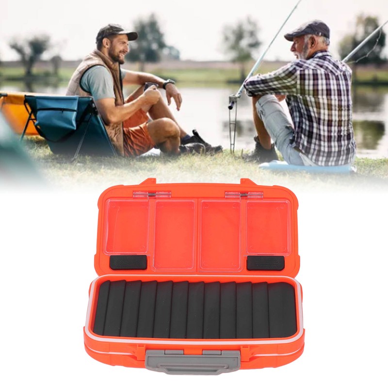 Thickened Multi Functional Fishing Tackle Box Double Opening 4 Sided