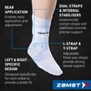 Zamst A1 White Ankle Brace for Sports - Breathable Sports