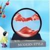 Flowing Sand Art Decor for Desks – Rotating Hourglass Landscape
