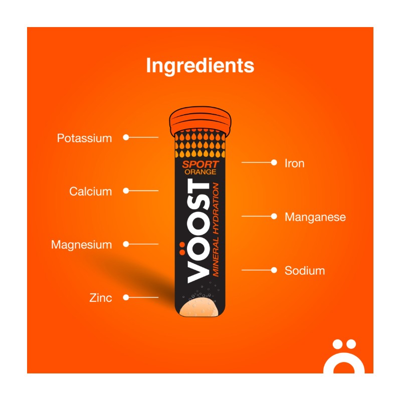 Vöost Isotonic Sport 10 Effervescent Tablets