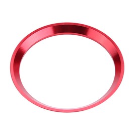 Keenso Car Steering Wheel Ring Cover Trim Aluminium Alloy Decoration Frame Trim for CLA GLK A Class W204 W246 W176 W117 C117(Red)
