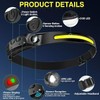 2025 Fashion 2 pack waterproof Headlamp Rechargeable with 230° Wide
