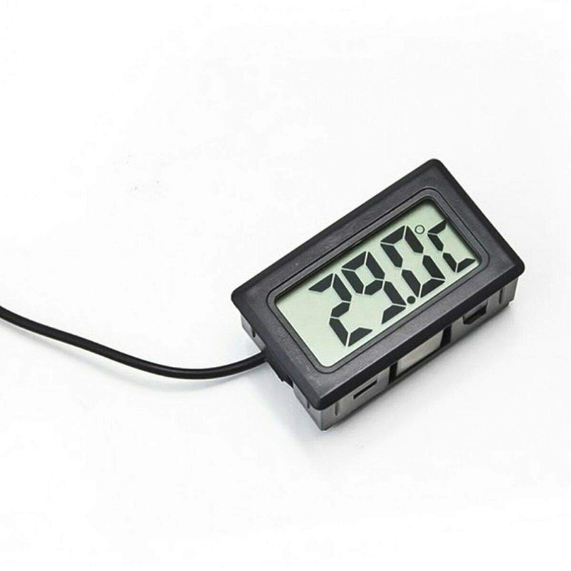 Digital LCD Thermometer Temperature Monitor with External Sensor for Fridge