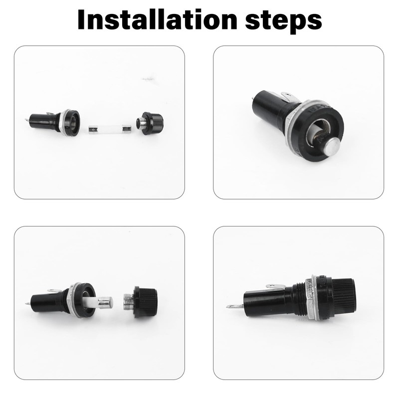 Aitruman 30 Amp 250V Fast Blow Ceramic Fuse 6x30mm (10Pack)