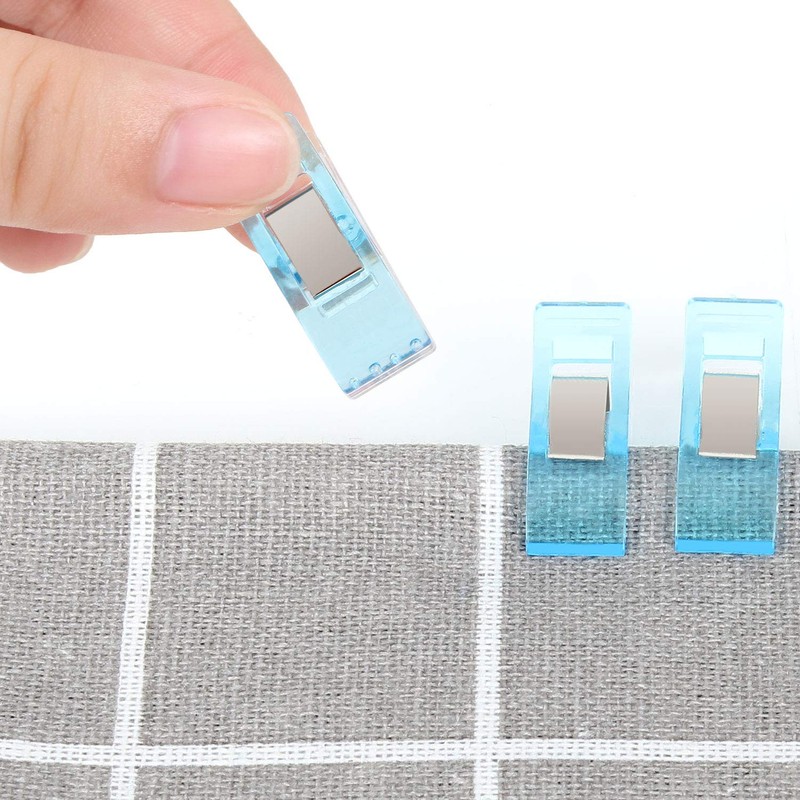 200 PCS Sewing Clips, Multipurpose Quilting Clips Plastic Fabric Clips