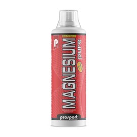 Prosport Magnesium Pure, Magnesiumcitrat, 0,5 Liter Flasche, mit Vitaminen, Geschmack: Multifrucht