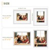 HappyHapi 8x10 Picture Frame Set of 6, 8x10 White Picture