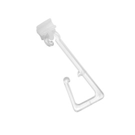 GARDINIA Clear Polyresin Eyelet Hook