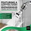 Original StoneStream EcoPower Wall Showerhead + Hard Water Filter (HWF)