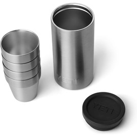 YETI Rambler Shot Glasses with Carrying Case, Stainless Steel