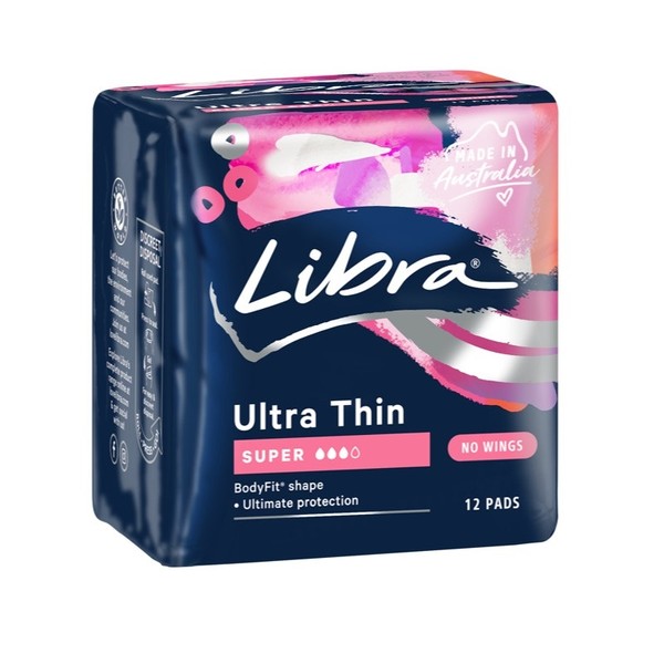 Libra Ultra Thin Pads Super X 12