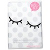Iron-On Patch Eyelashes 12.5 cm (5 cm) Black Flock Film