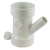 PlumberStop - 1-1/2"×1-1/2"x1/2" DWV PVC Dishwasher Wye (H × H