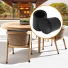 Piutouyar Round PVC Rubber Furniture Covers, 12mm / 1/2 Inches