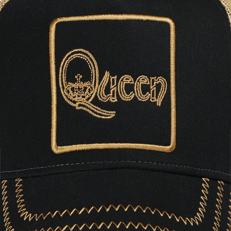 Amplified Trucker Baseball Cap with Adjustable Snapback Closure, Breathable, Queen,