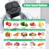 Food Processor, 500W Powerful Meat Grinder, 14Cup Stainless Steel Bowl,