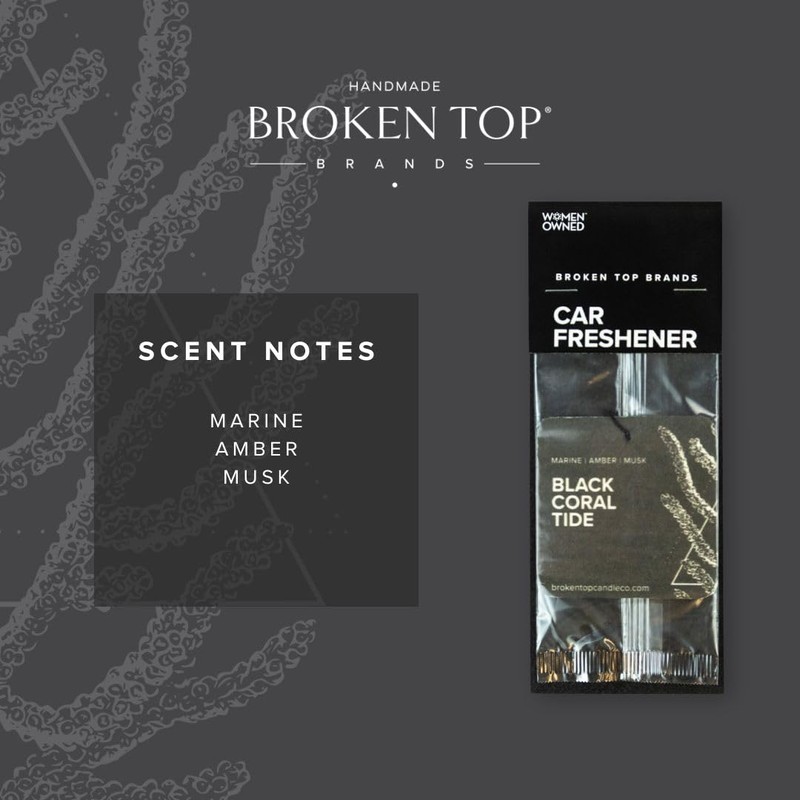 Black Coral Tide Car Air Freshener, Pack of 4