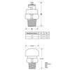 Cash Acme 1/2 Inch RV VR20 Vacuum Relief Valve Vent