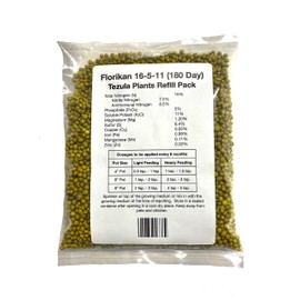 Florikan 16-5-11 NPK MAX Timed Release Fertilizer (180 Day). 3-1-2 Ratio for Proven Results. Excellent for Orchids and All Plants. (1 Pound)