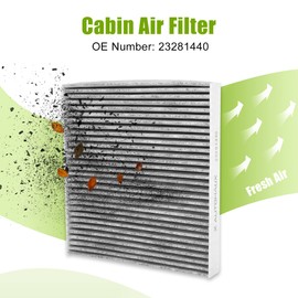 X AUTOHAUX Car Interior Air Filter Air Filter Change Replacement 23281440 Grey