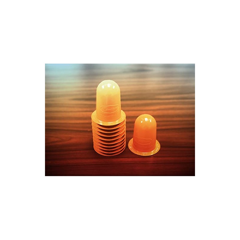 Coverdome with Magnet 25/Pack Orange