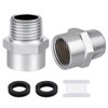 1/2" G (BSP) Female Thread to US 1/2" NPT Male