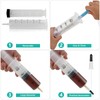 Large Syringe 250 ml Plastic Syringe Reusable Liquid Syringe Capacity