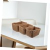 ABOOFAN 4Pcs Handwoven Storage Bins Decorative Woven Baskets for Organization