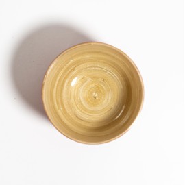 Caytre Living 4‑Piece Bamboo Fiber Bowl Set – Eco-Friendly Bowls for Kids & Adults – Lightweight, Durable, Non-Breakable Tableware - Apple