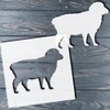 Sheep Reusable Mylar Stencil (4 inches) – Perfect for Painting,
