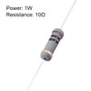 uxcell 100Pcs 10 Ohm Resistor, 1W 5% Tolerance Carbon Film