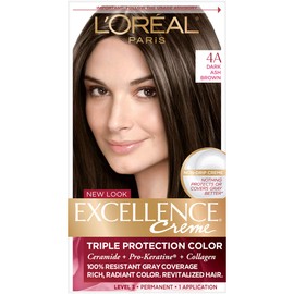 L'Oreal Paris Excellence Creme, 4A Dark Ash Brown