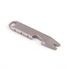 Hamans Mini EDC Pry Bar Titanium Bottle Opener Keychain Screwdriver