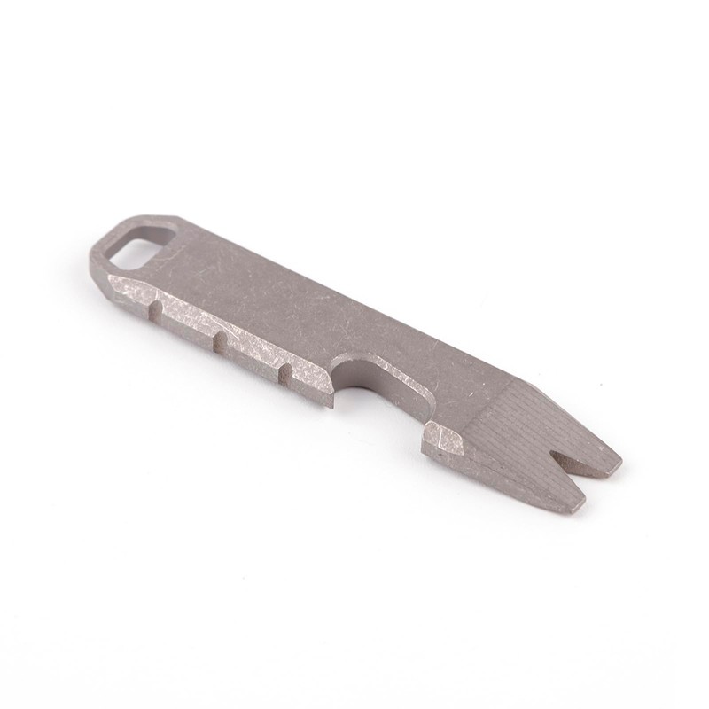 Hamans Mini EDC Pry Bar Titanium Bottle Opener Keychain Screwdriver