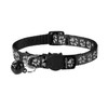 LATRAT Cat Collars Anti Strangulation 2 Pieces Adjustable Reflective Collar