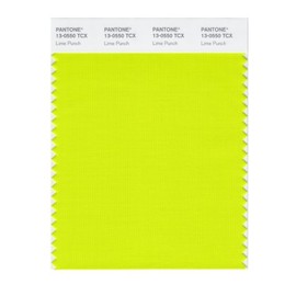 PANTONE Smart 13-0550X Color Swatch Card, Lime Punch