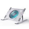 SHUWEI Portable Laptop Cooling Stand, Foldable & Adjustable Aluminum Stand
