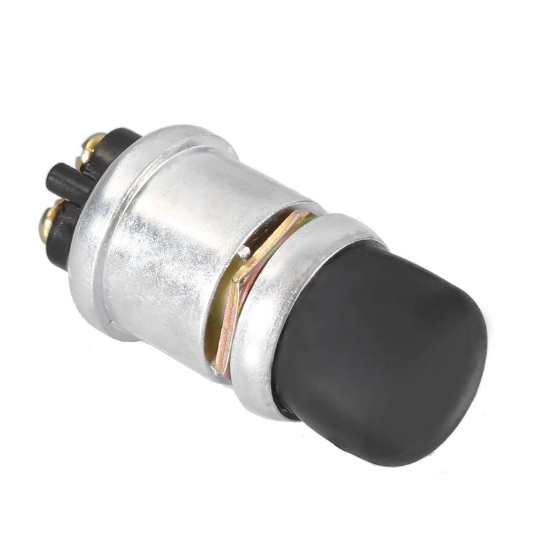 Horn Button Push Switch, 2Pin 12V 20A Waterproof Switch Push