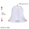 Lamp Glass White Diameter 135 mm Alabaster Glass Replacement Glass